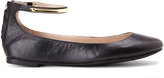 Thumbnail for your product : Black Jaymey Ankle Strap Flats