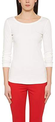 Marc Cain Essentials Women's MarcCainDamenT-Shirts+E4805J50 T Elfenbein (Off-White 110), (Size: 7)