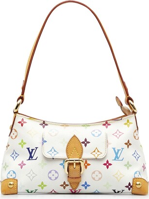 Louis Vuitton Eliza White Canvas Shoulder Bag (Pre-Owned)