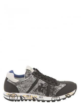 Premiata Leather And Fabric Low-top Sneakers
