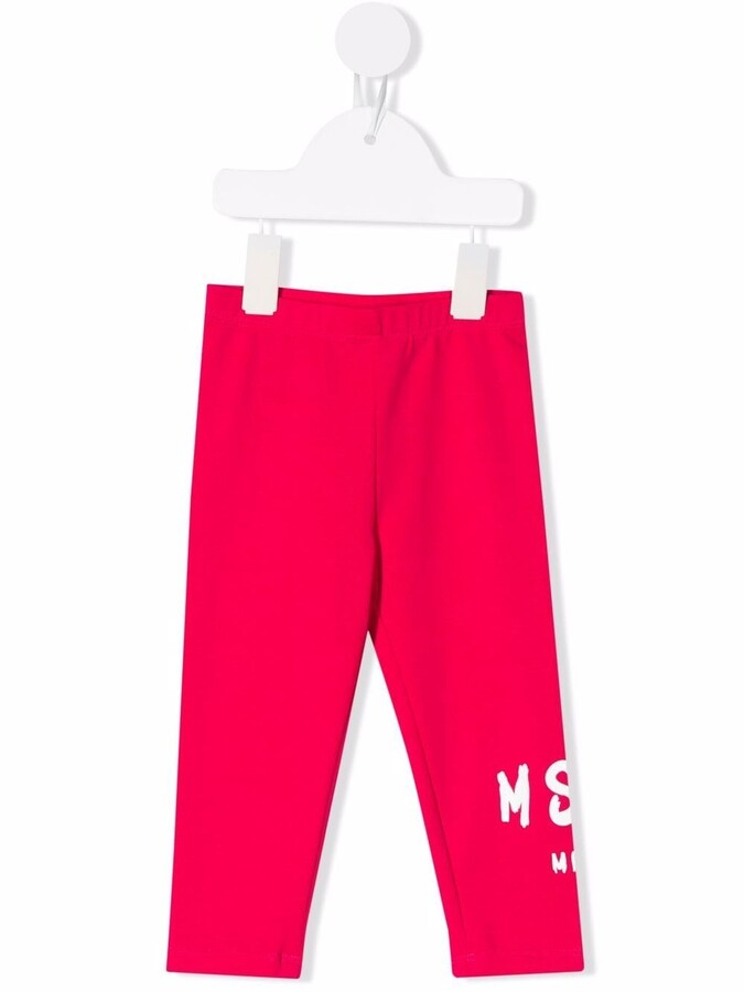 Msgm Kids Logo-Print Leggings - ShopStyle Girls' Pants