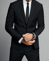 Thumbnail for your product : Express Extra Slim Black Performance Stretch Wool-Blend Suit Jacket