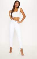 Thumbnail for your product : PrettyLittleThing Black Second Skin Slinky Square Neck Top