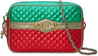 Gucci Laminated leather small shoulder bag
