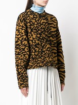 Thumbnail for your product : Proenza Schouler White Label Animal Jacquard Knit Pullover