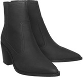 Thumbnail for your product : Office Anais Pointed Western Boots Black Nubuck