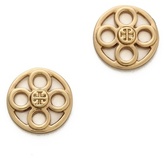 Thumbnail for your product : Tory Burch Geo Star Logo Stud Earrings