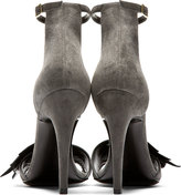 Thumbnail for your product : Pierre Hardy Grey Suede Oh Roy Heeled Sandals