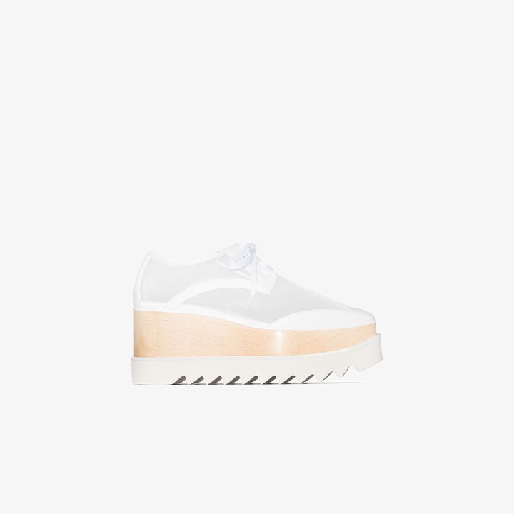 flatform lace up shoes