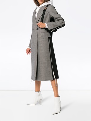 Stella McCartney Chana double breasted houndstooth wool coat