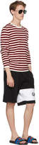 Thumbnail for your product : Givenchy Black and White 4G Bermuda Shorts