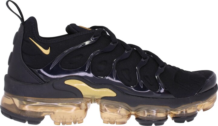 vapormax plus gold black