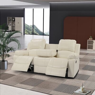 Latitude Run 3-seater Recliner Sofa Covers Stretch Pu Reclining Couch Covers  For 3 Cushion Reclining Sofa Slipcovers Furniture Covers Thick Soft  Washable (beige) - ShopStyle