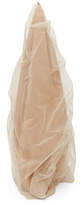 Thumbnail for your product : MM6 MAISON MARGIELA Beige Tulle-Covered Triangle Tote