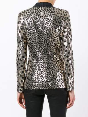 Philipp Plein leopard print jacket