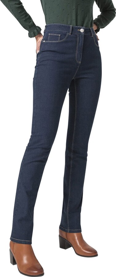 Damart Women's Pantalon Taille Haute 69 cm Trousers - ShopStyle