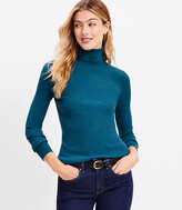 Thumbnail for your product : LOFT Ribbed Turtleneck Sweater