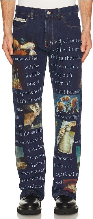 Pleasures Connection Straight Leg Jeans