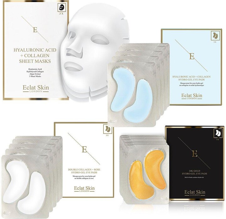 Eclat Skin London Hyaluronic Acid & Collagen Mask 3 Sheets