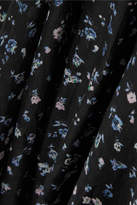 Thumbnail for your product : LoveShackFancy Larissa Floral-print Cotton And Silk-blend Maxi Dress - Black