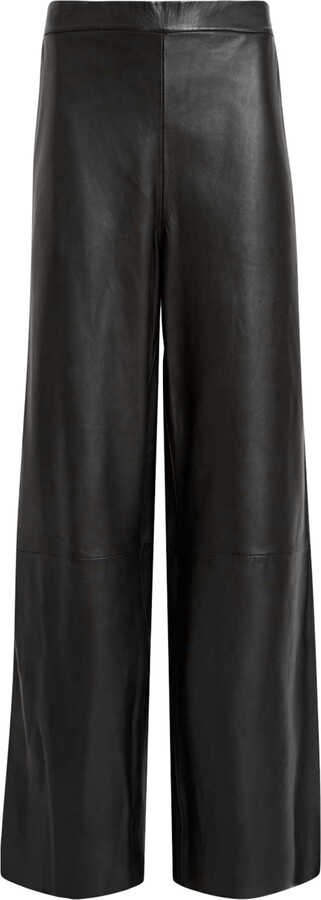 AllSaints Leather Ash Lea Trousers