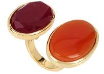 Diane von Furstenberg Reconstituted Stone Goldplated Ring