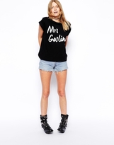 Thumbnail for your product : ASOS Boyfriend T-Shirt with Mrs Gosling Print