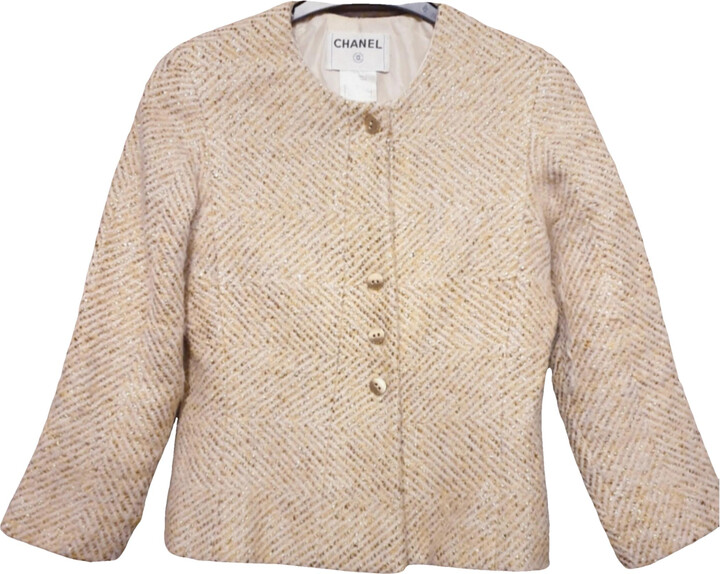 Chanel Wool suit jacket - ShopStyle