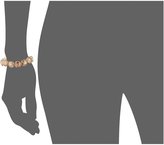 Thumbnail for your product : Betsey Johnson Crystal/Gold Stretch Rivoli Bracelet