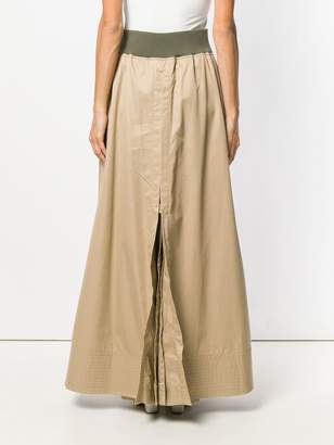 Sacai full high waisted skirt