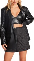 Thumbnail for your product : Steve Madden Audrey Faux Leather Blazer