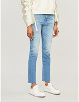 Thumbnail for your product : Rag & Bone Ladies Blue Cotton Nina Skinny High-Rise Jeans, Size: 23