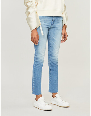 Rag & Bone Ladies Blue Cotton Nina Skinny High-Rise Jeans, Size: 23