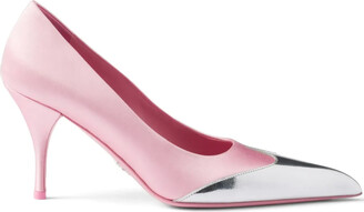 靴 PRADA python leather pumps pink Prada Women's Pink Shoes | ShopStyle