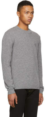 Versace Grey Small Medusa Sweater