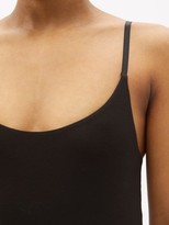 Thumbnail for your product : Skin Ceres Organic Pima Cotton-blend Slip Dress - Black