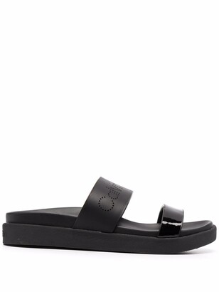 Calvin Klein Black Slide Women's Sandals | Shop the world's 