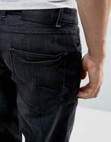 Thumbnail for your product : Solid Slim Fit Jeans In Washed Black With Stretch