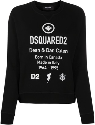 DSQUARED2 Logo Print Sweatshirt