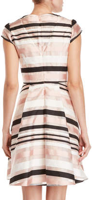 Yumi Striped Organza Dress