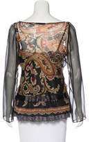 Thumbnail for your product : Sacai Silk Printed Blouse