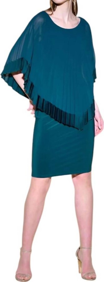 Joseph Ribkoff Silky Sheath Dress In Alpine Green