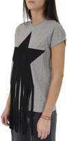 Thumbnail for your product : Stella McCartney Grey Fringed Star T-shirt