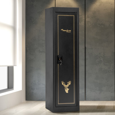 American Furniture Classics Gun Safe with Key Lock