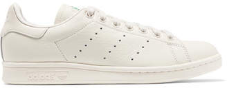 adidas Stan Smith Embroidered Leather Sneakers - Off-white