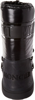 Moncler Venus Leather-Trim Moon Boot