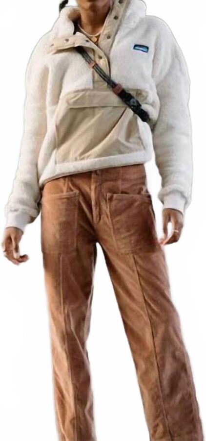 Kavu Moon Ridge Fleece Hoodie In Chalk