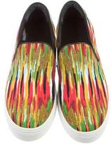 Thumbnail for your product : Celine Printed Slip-On Sneakers