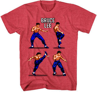 Lee Novelty T-Shirts Bruce Pixels Graphic T-Shirt