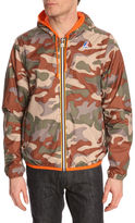 Thumbnail for your product : K-Way Orange and Camouflage Reversible Jacket